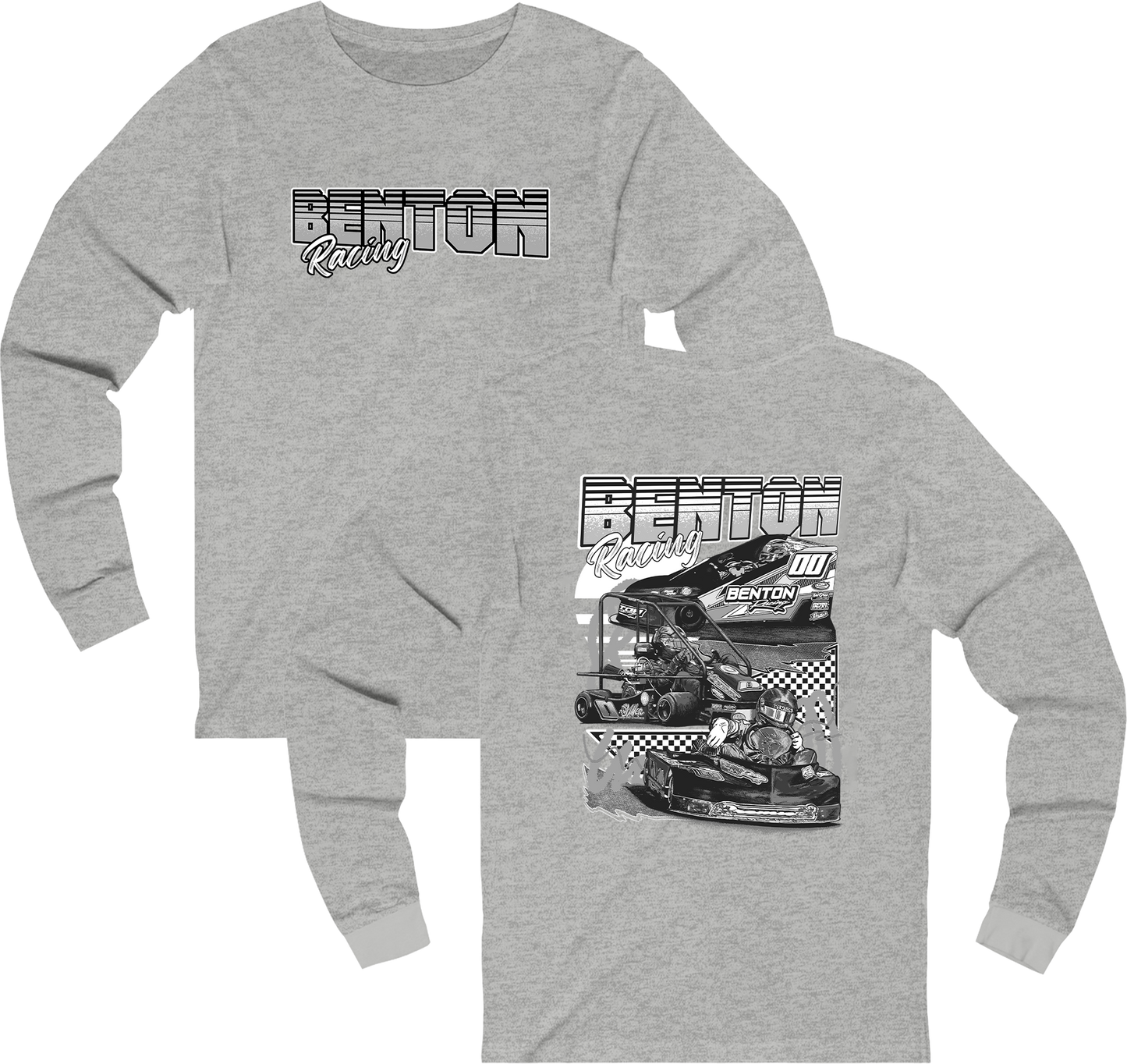 Grayscale Benton Racing Long Sleeve