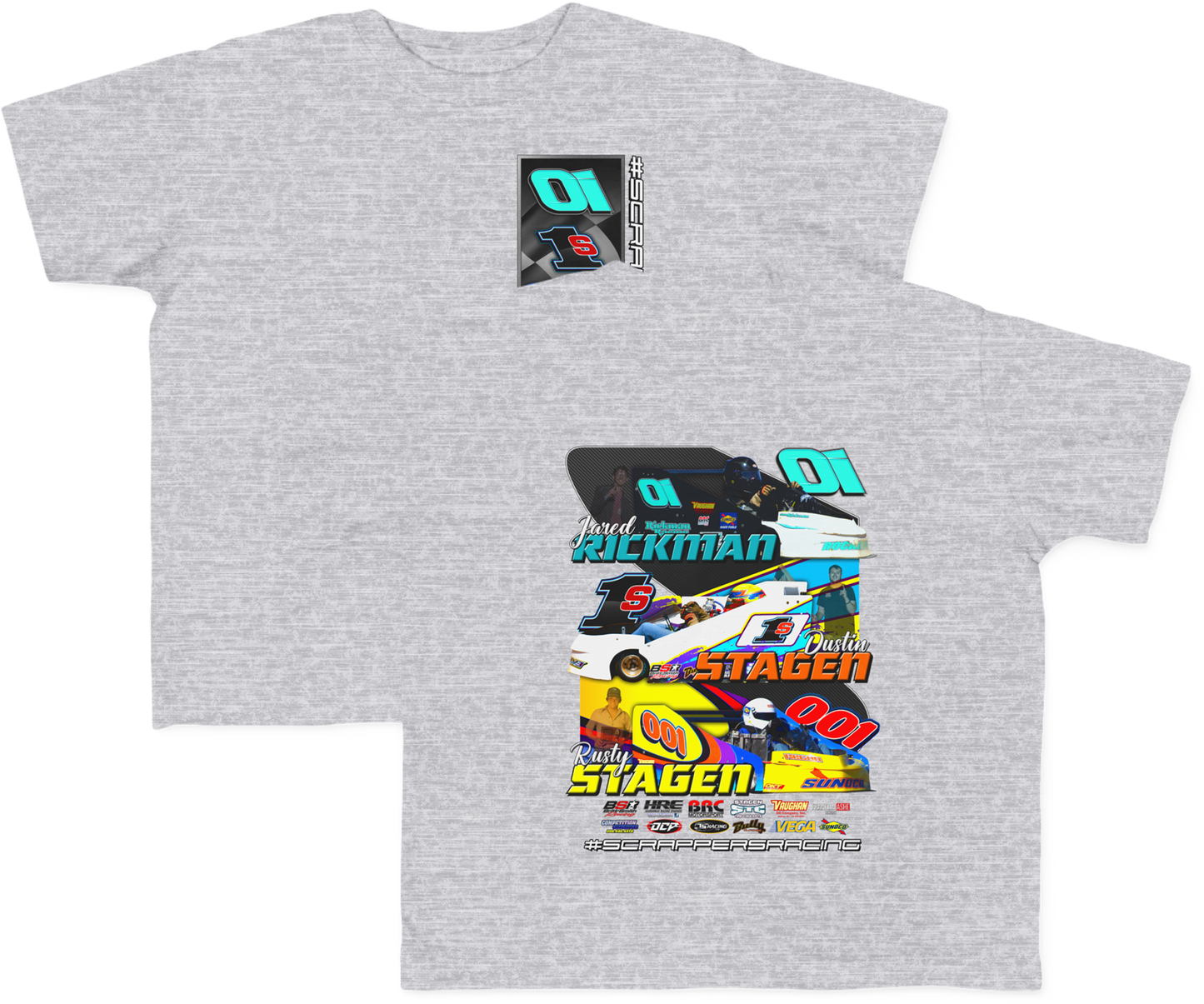 Toddler 2025 Scrappers Racing Tee