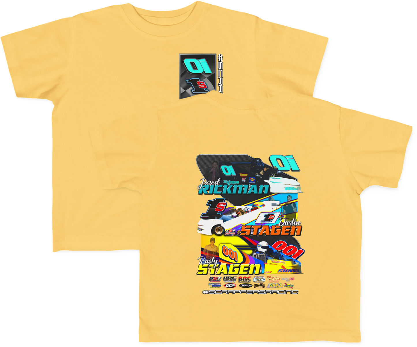 Toddler 2025 Scrappers Racing Tee