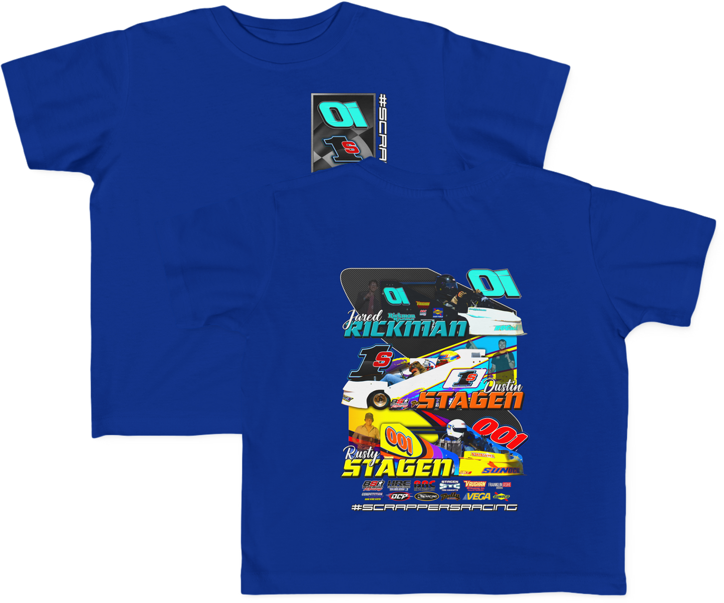 Toddler 2025 Scrappers Racing Tee