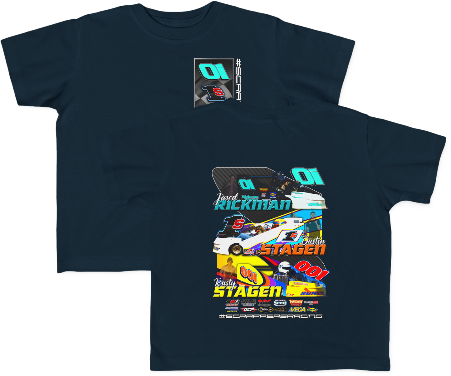 Toddler 2025 Scrappers Racing Tee