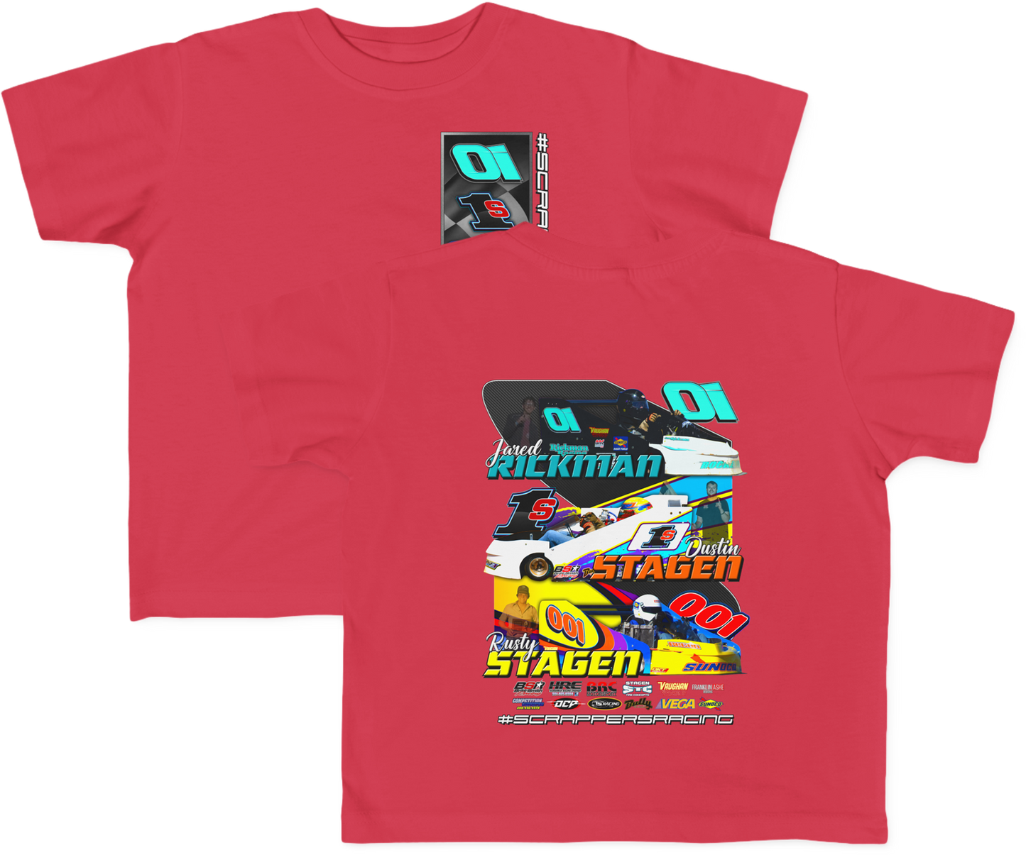 Toddler 2025 Scrappers Racing Tee