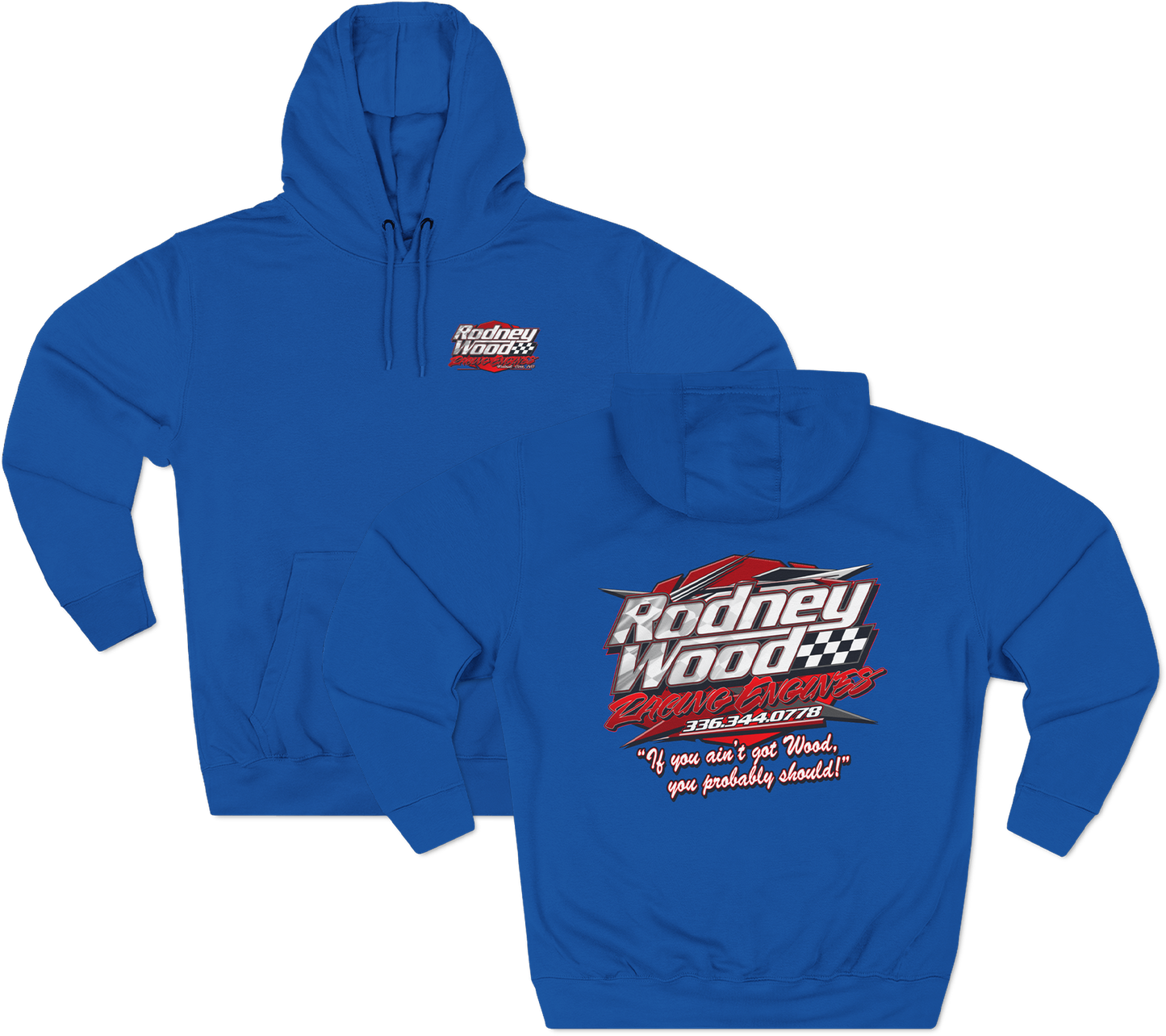 Rodney Wood Racing Engines Hoodie