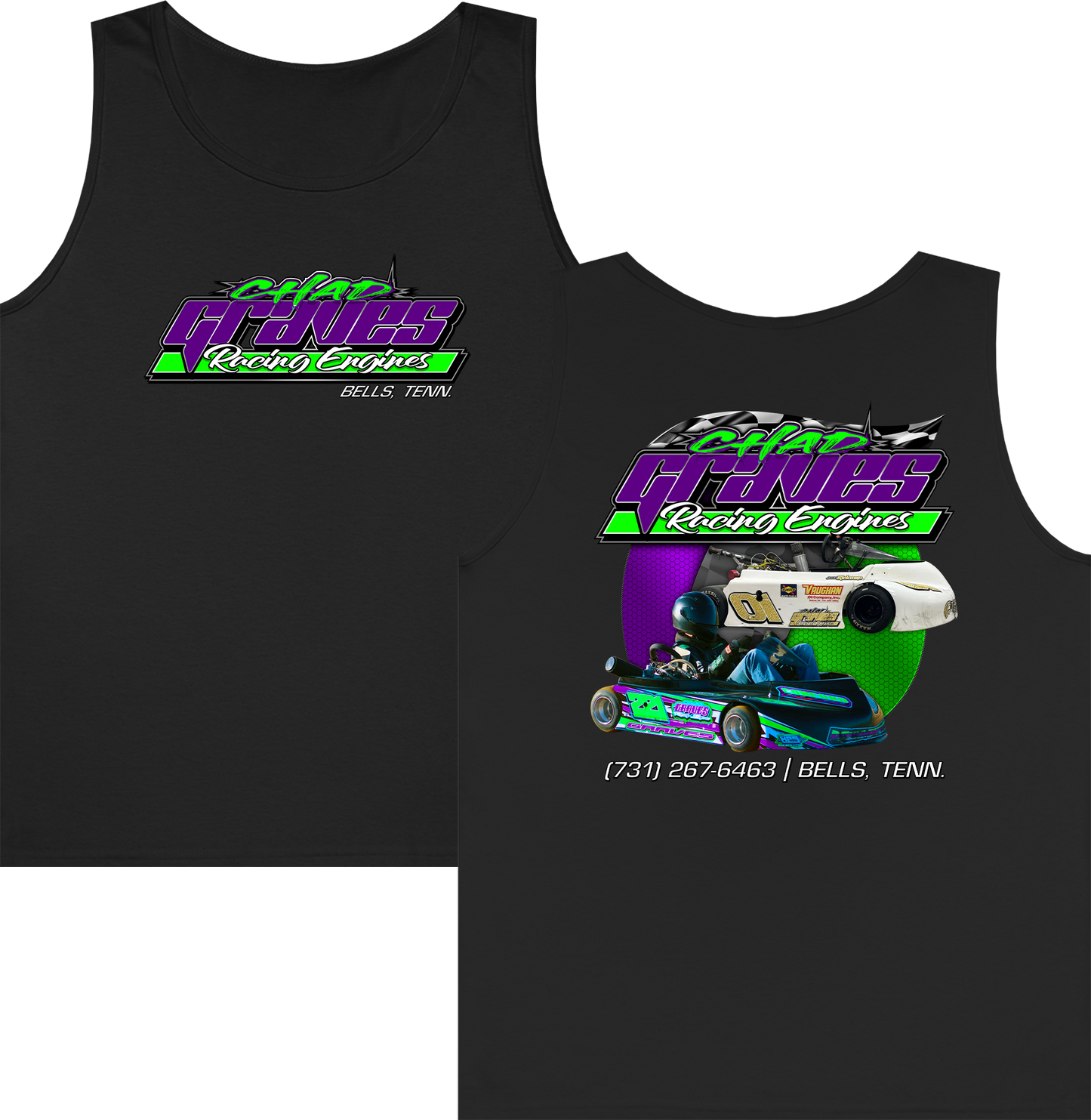 Chad Graves Racing Engines Tank Top