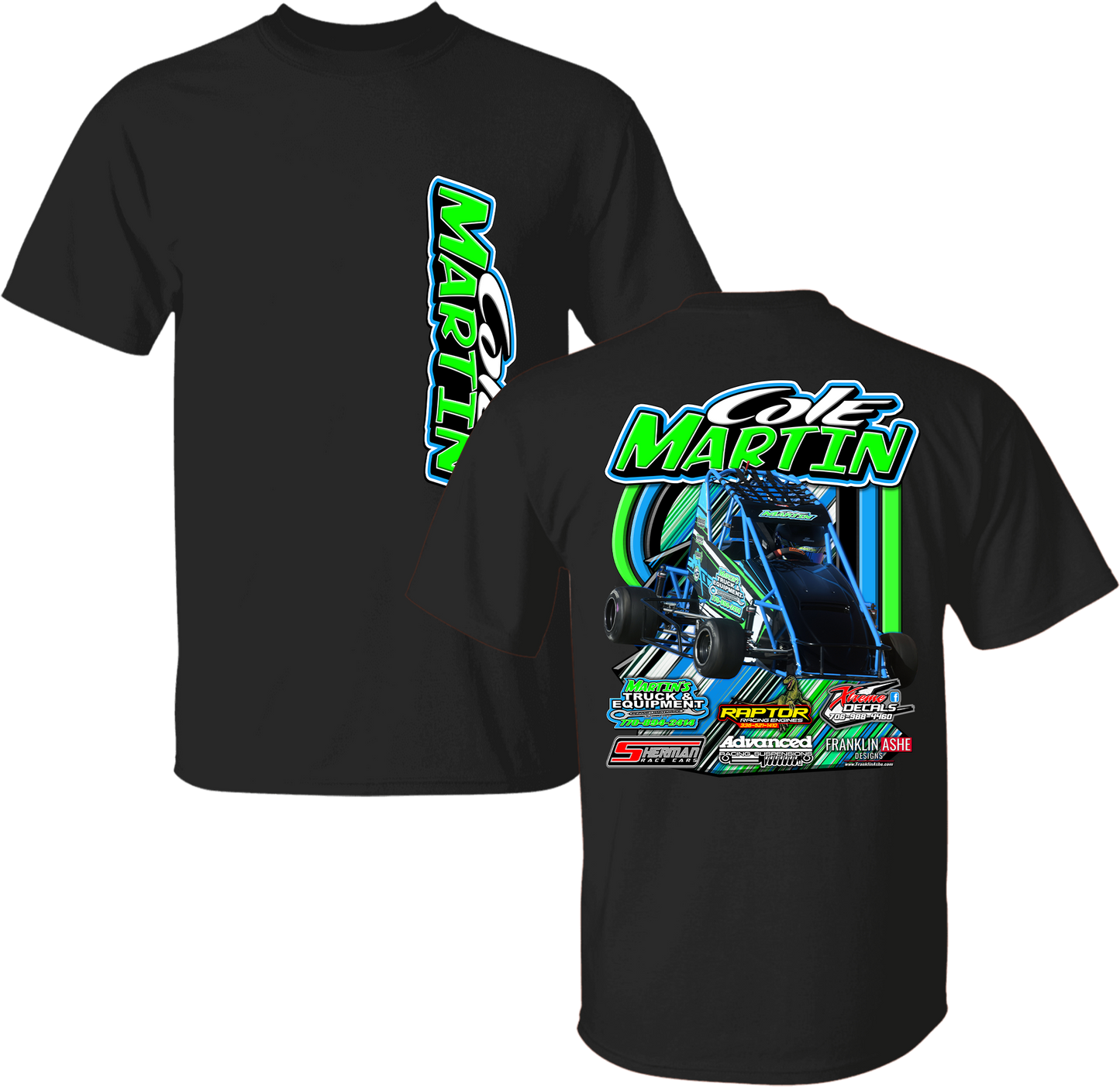Unisex Cole Martin Racing Tee