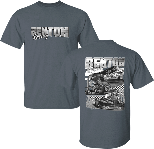Unisex Grayscale Benton Racing Tee