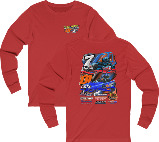 Unisex Thompson Racing Long Sleeve Tee
