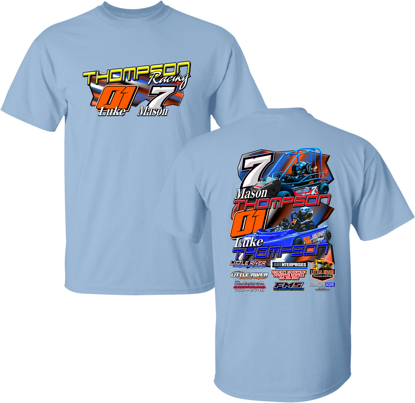 Unisex Thompson Racing Full-Front Tee
