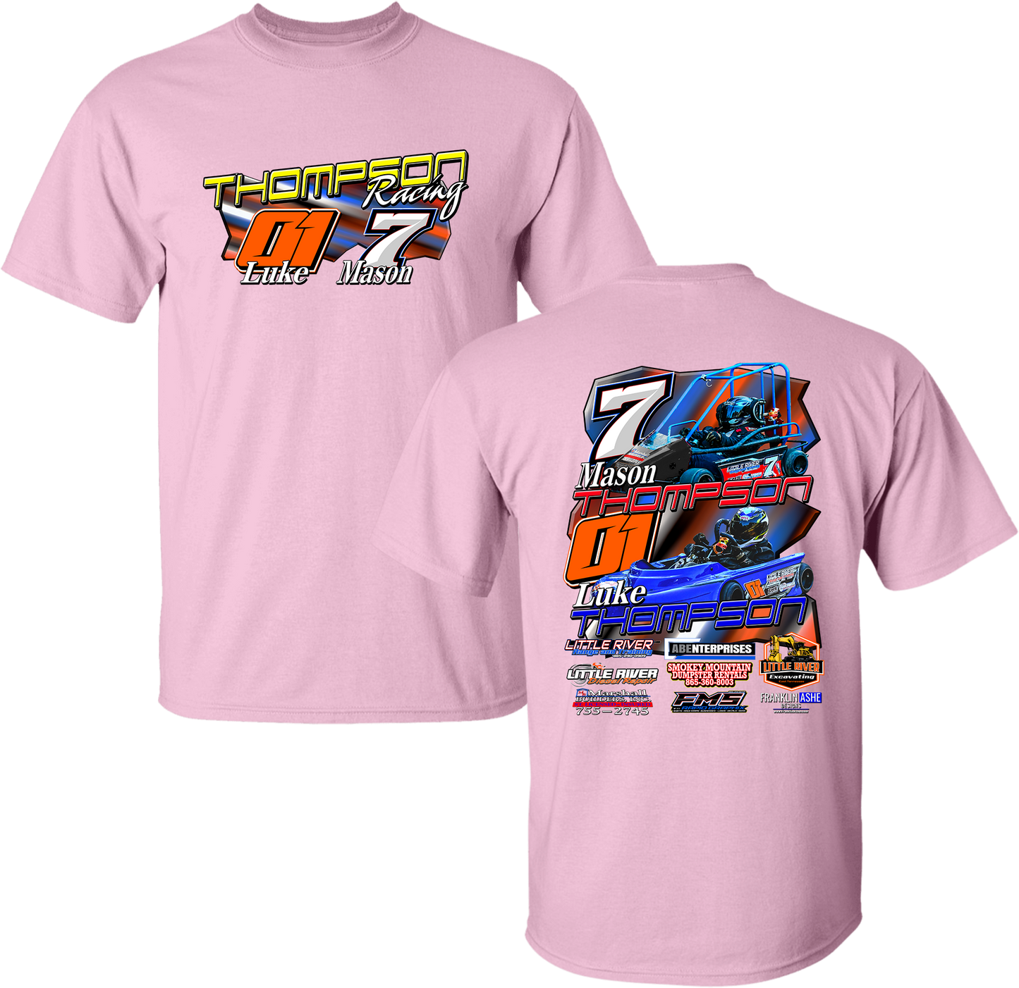 Unisex Thompson Racing Full-Front Tee