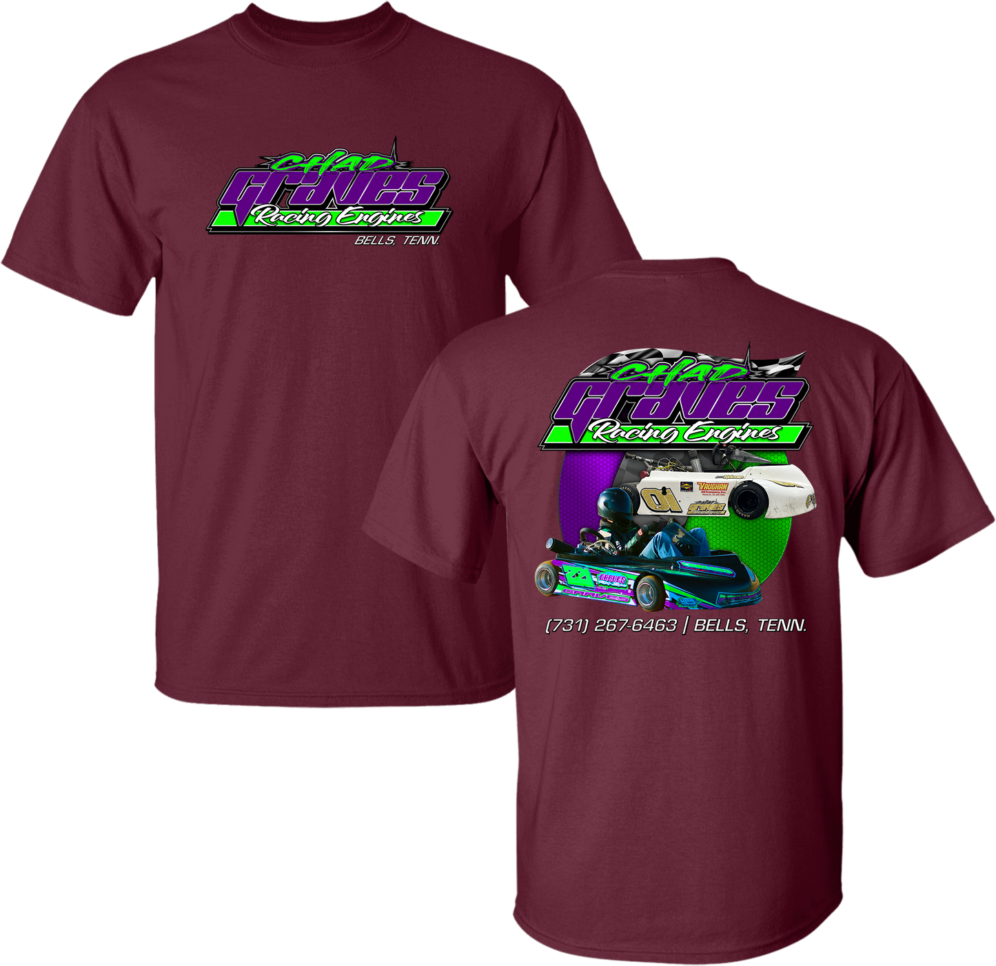 Chad Graves Racing Engines Tee