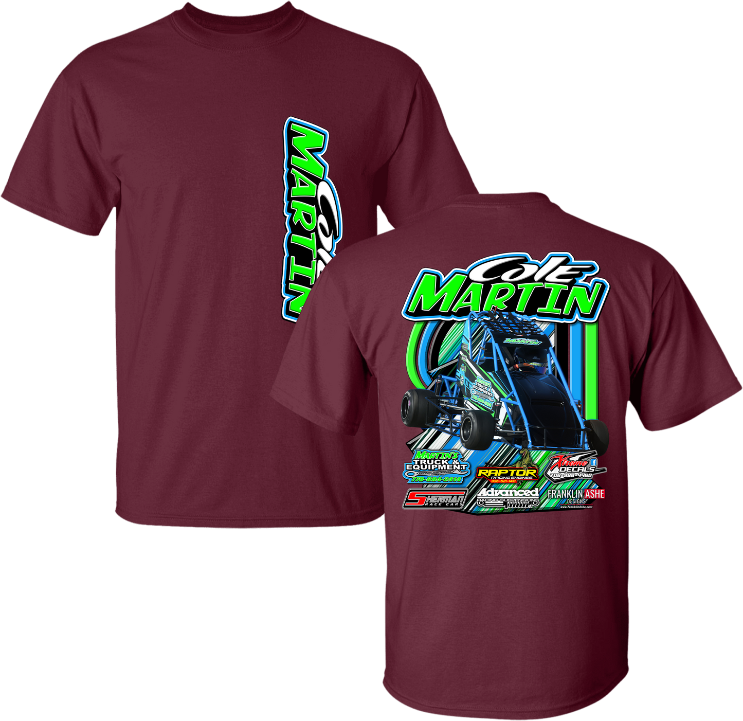 Unisex Cole Martin Racing Tee