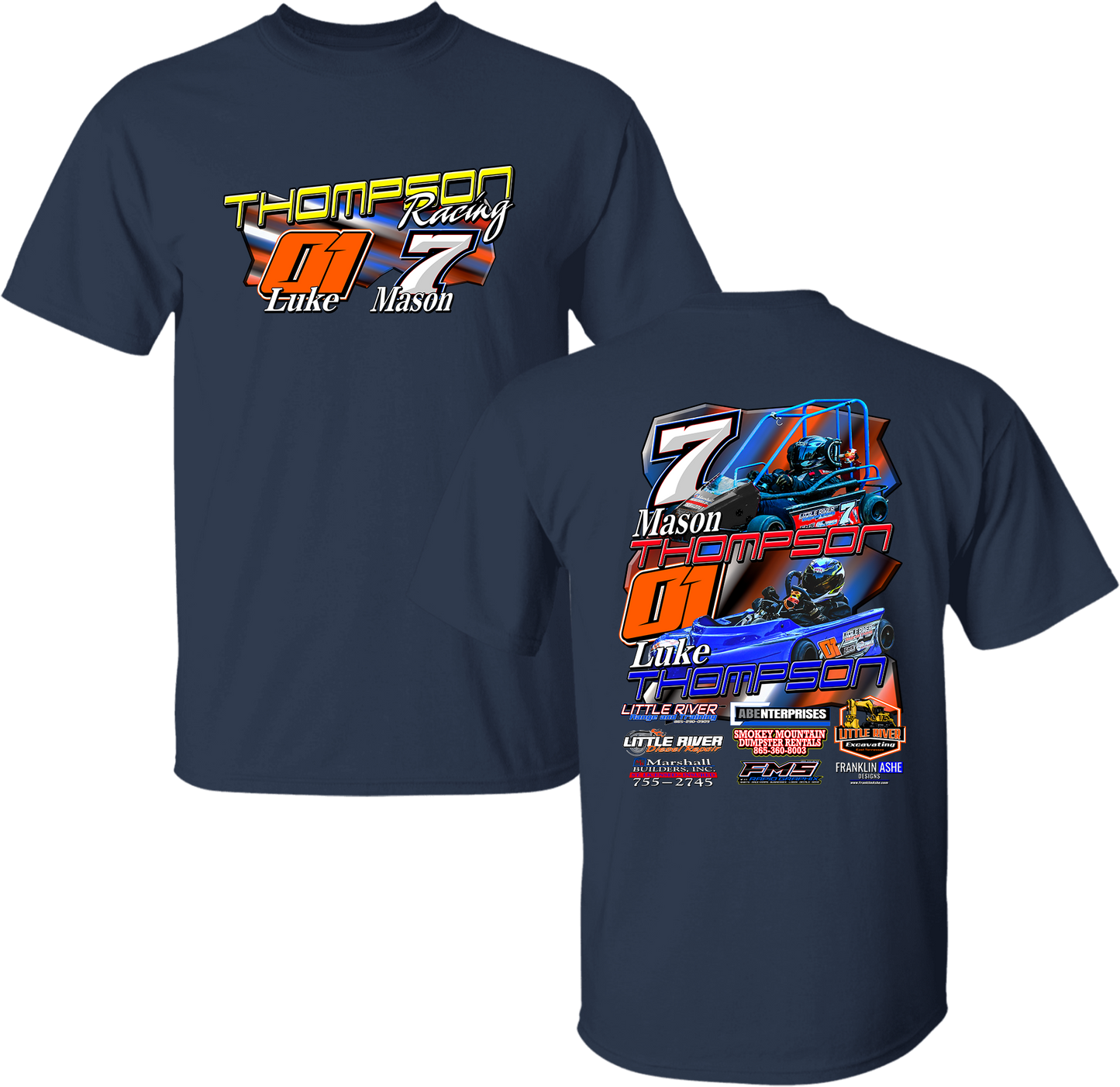 Unisex Thompson Racing Full-Front Tee