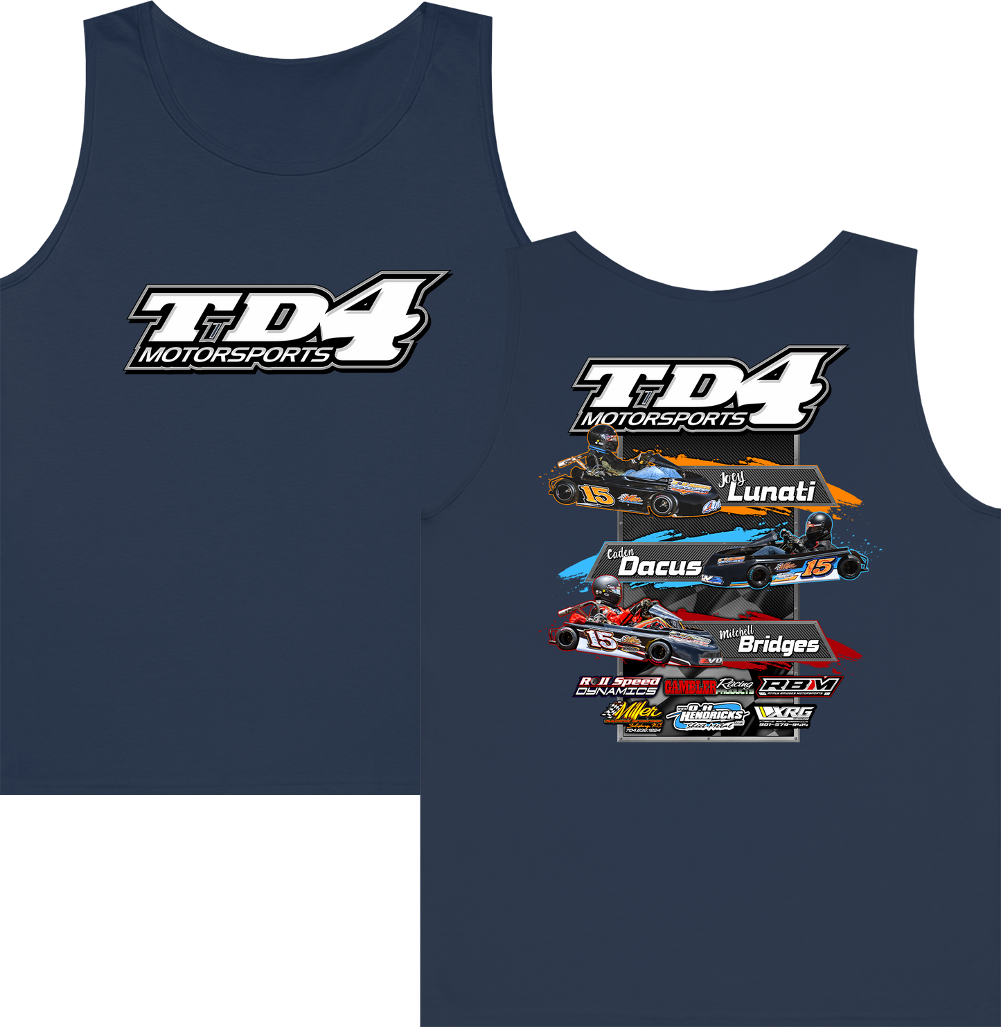 TD4 Motorsports Tank Top