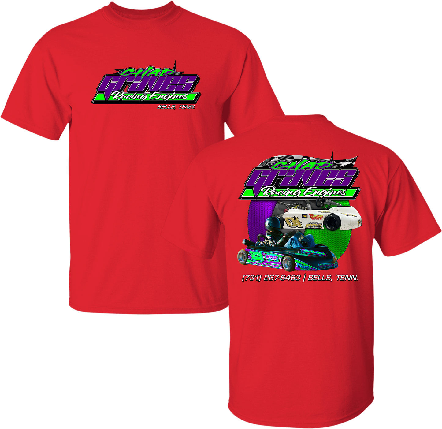 Chad Graves Racing Engines Tee