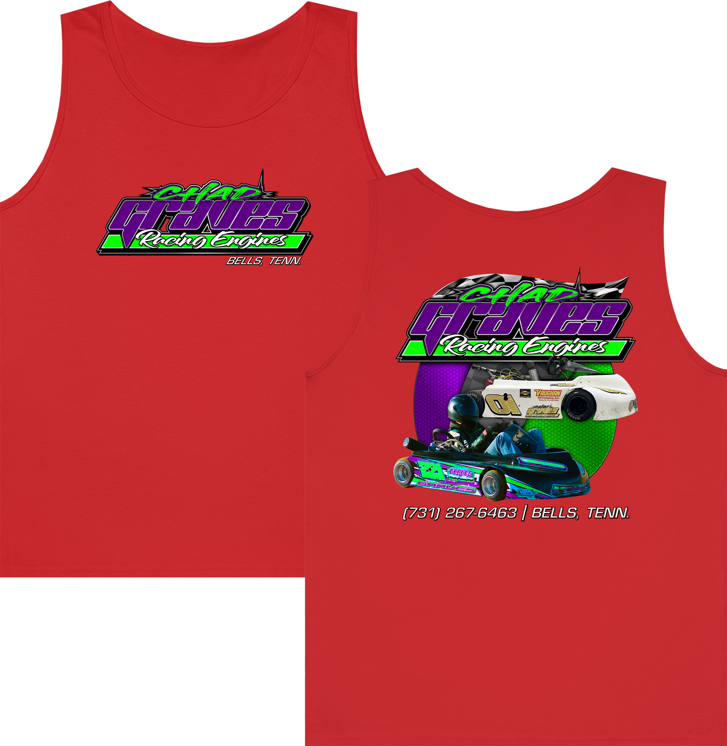 Chad Graves Racing Engines Tank Top