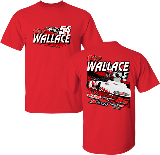 Youth Red Wallace Racing Tee