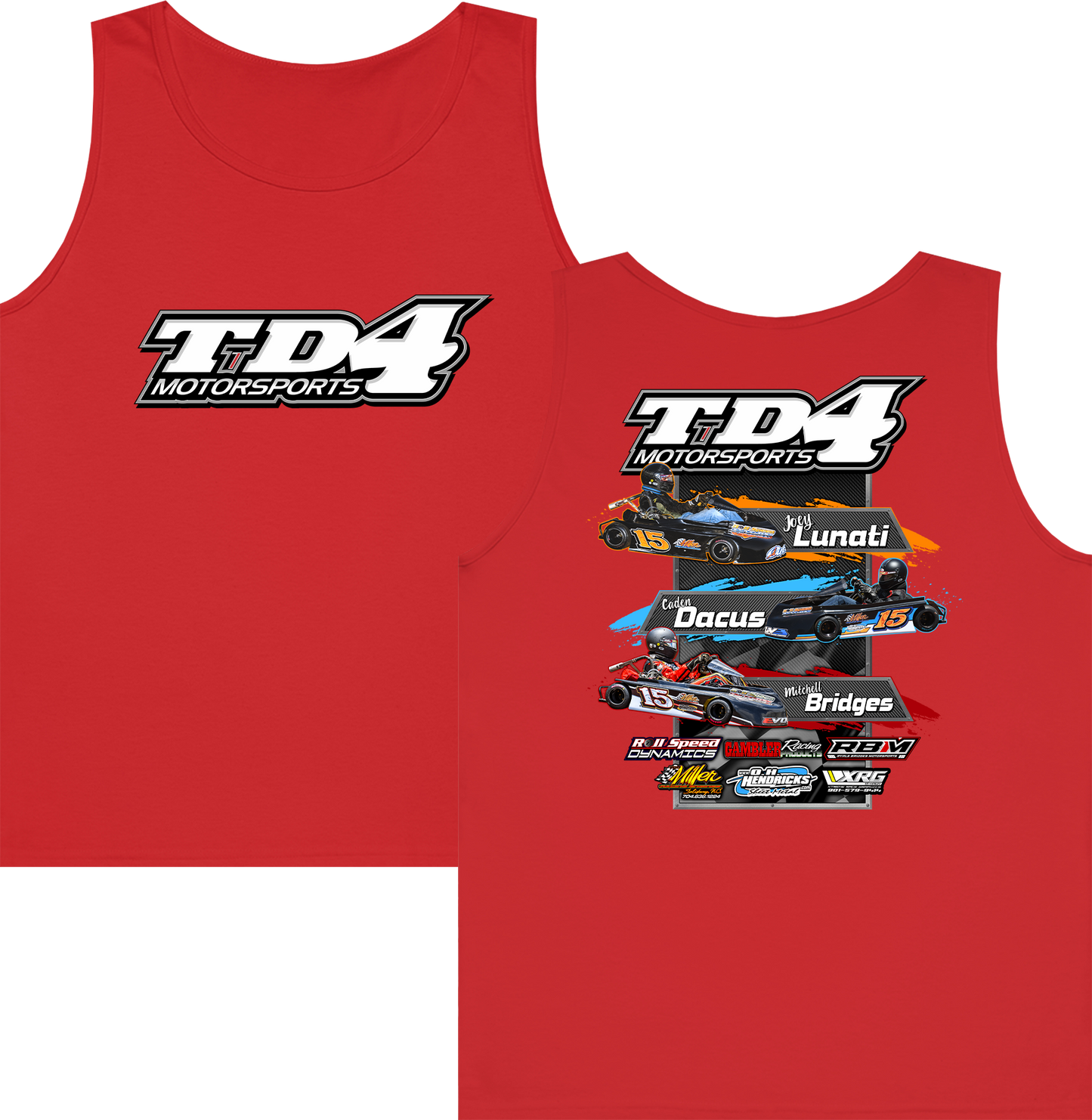 TD4 Motorsports Tank Top