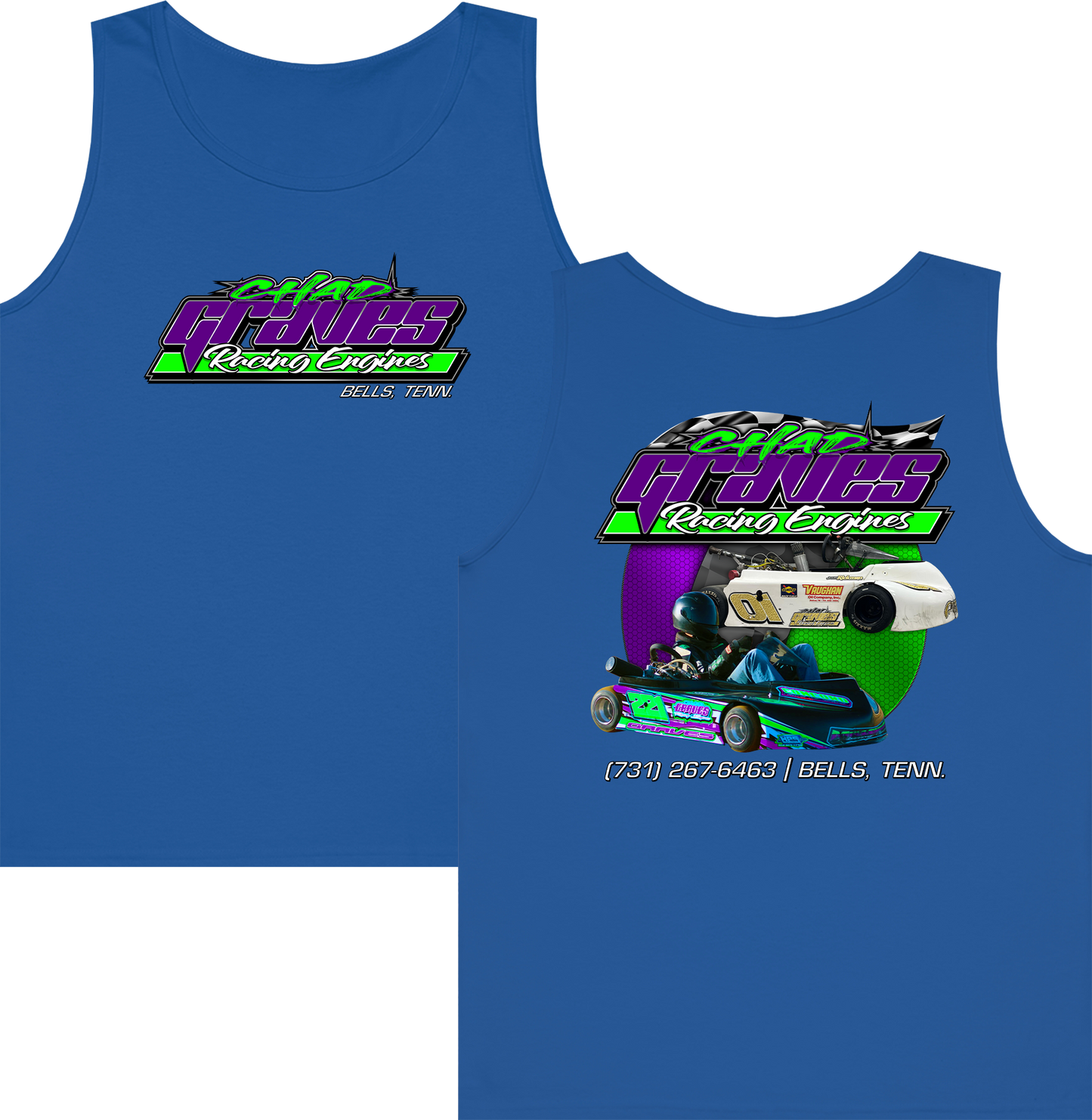 Chad Graves Racing Engines Tank Top