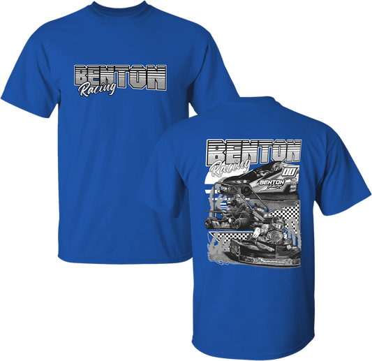 Youth Grayscale Benton Racing Tee