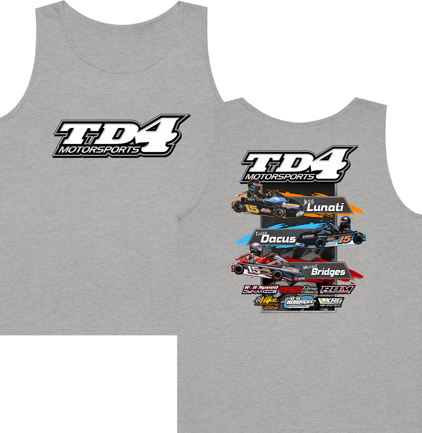 TD4 Motorsports Tank Top