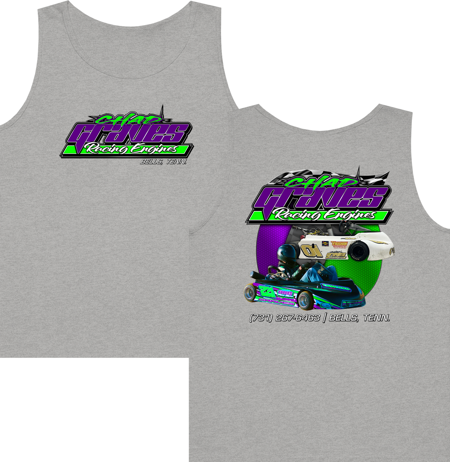 Chad Graves Racing Engines Tank Top