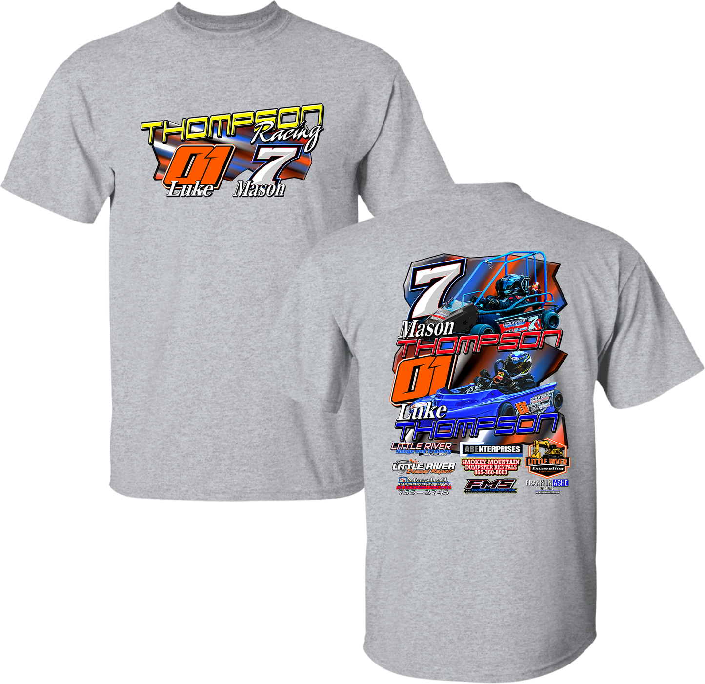 Unisex Thompson Racing Full-Front Tee