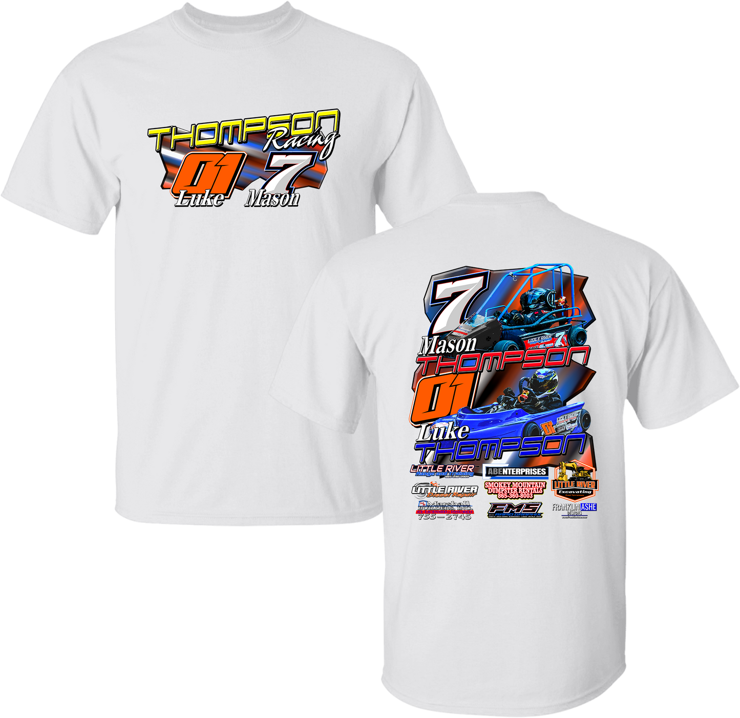 Unisex Thompson Racing Full-Front Tee