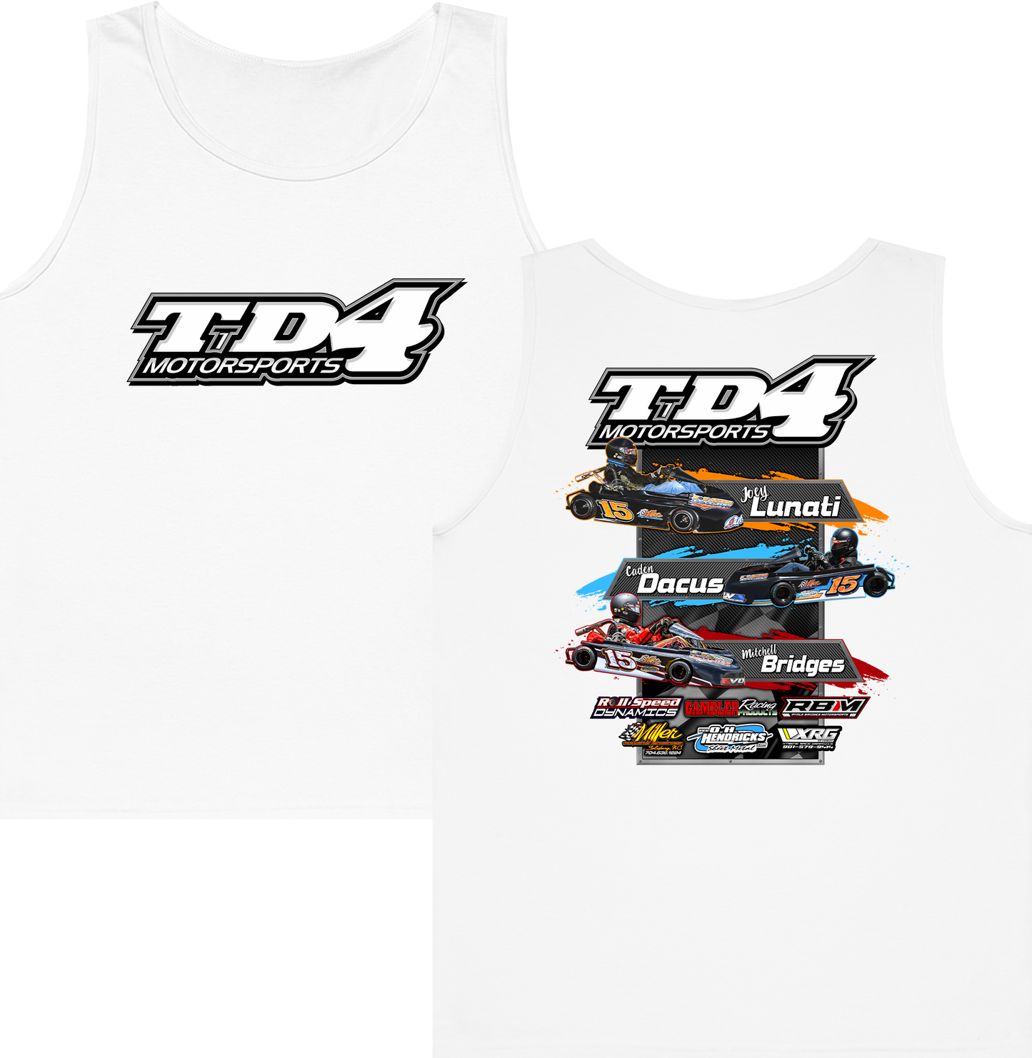 TD4 Motorsports Tank Top
