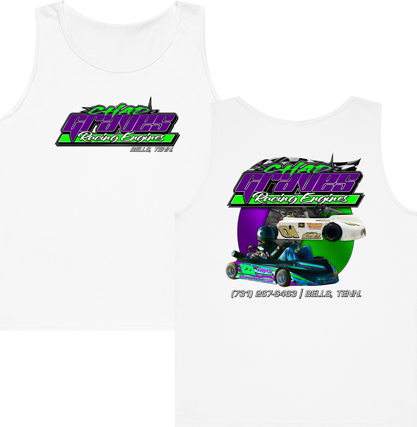 Chad Graves Racing Engines Tank Top