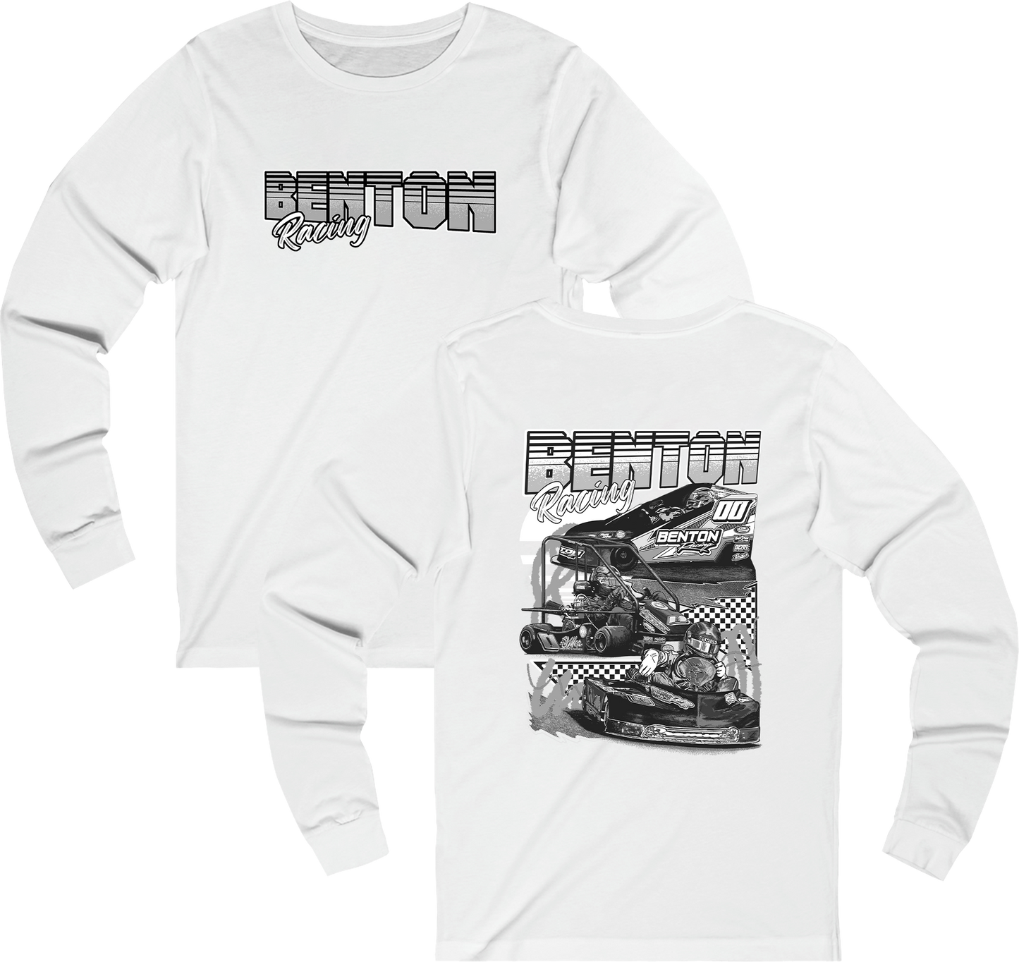 Grayscale Benton Racing Long Sleeve