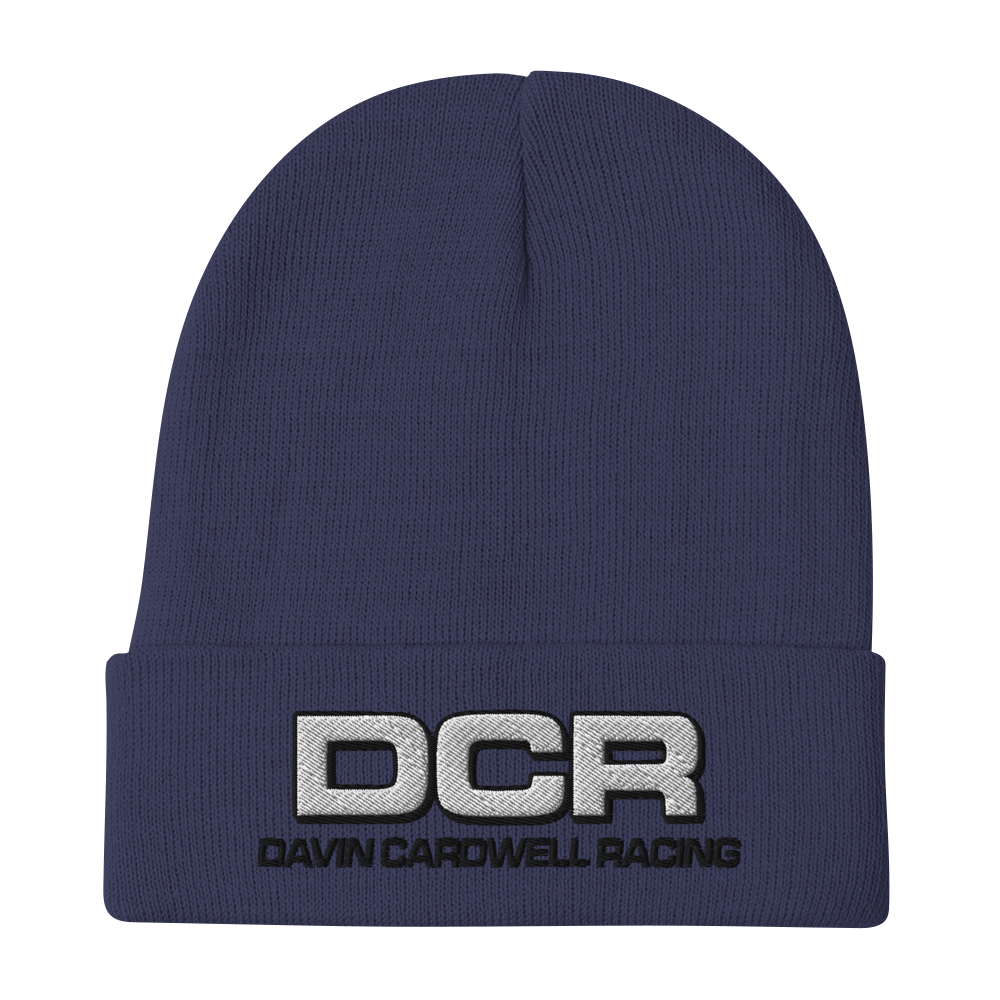 Davin Cardwell Racing Beanie (Black Text)