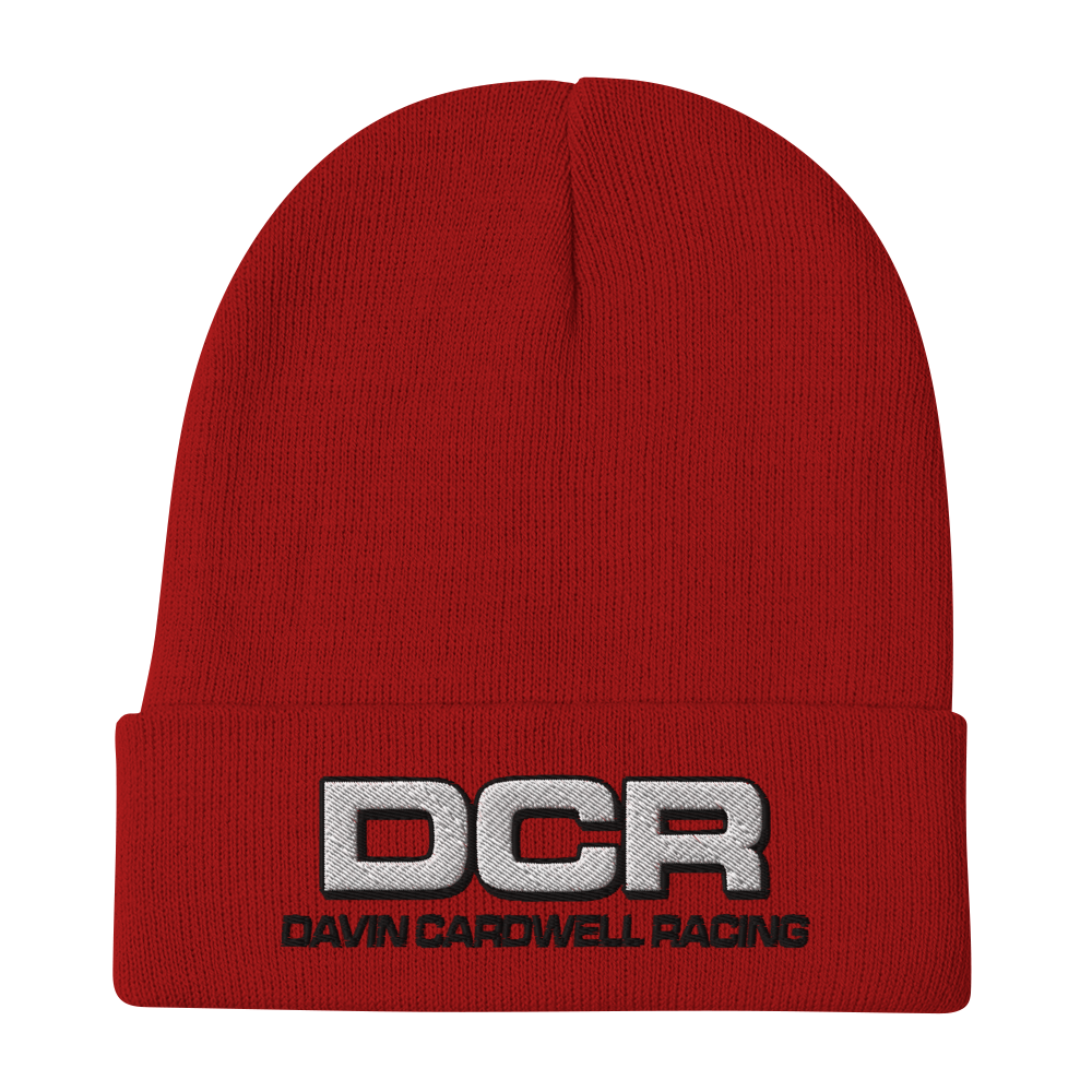 Davin Cardwell Racing Beanie (Black Text)