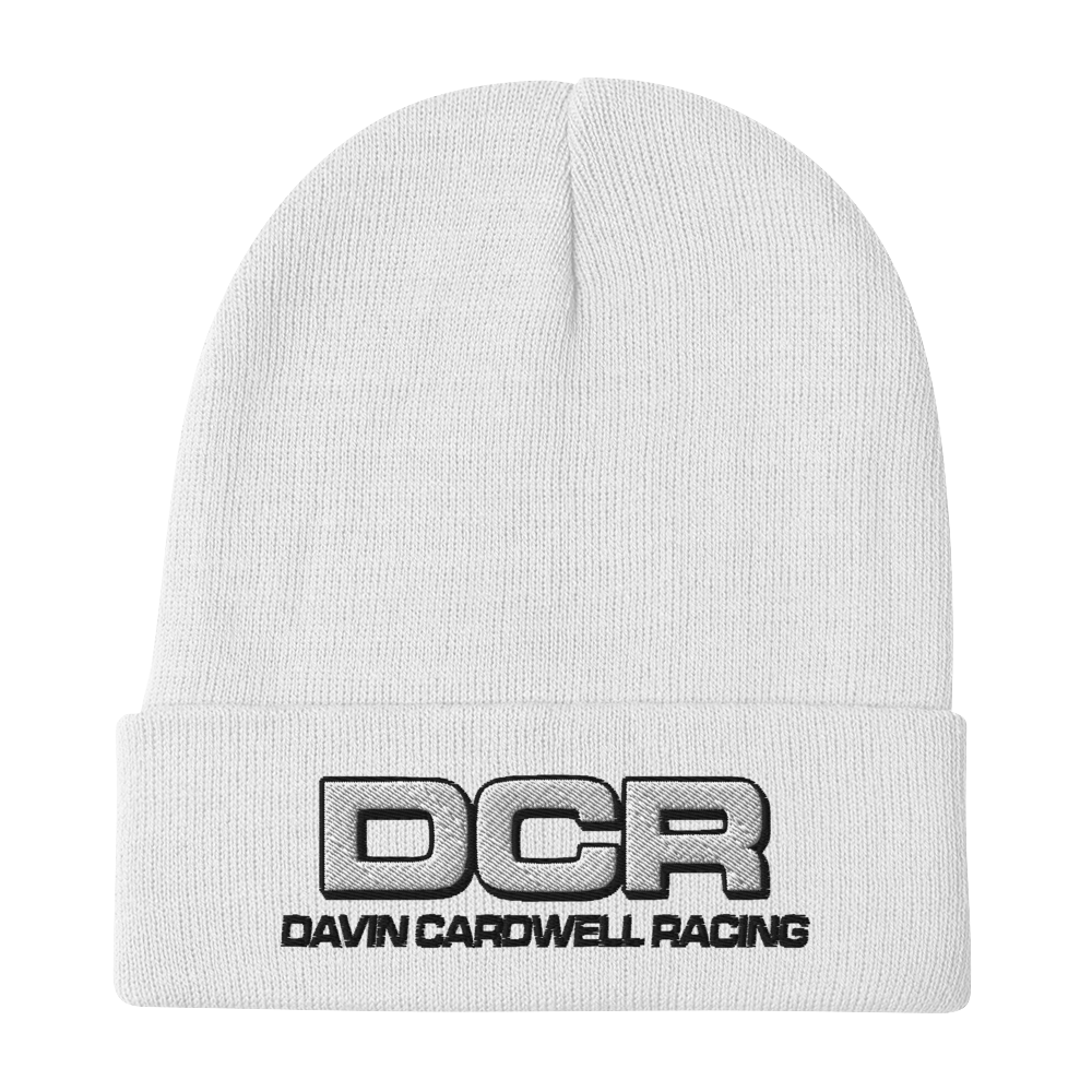Davin Cardwell Racing Beanie (Black Text)