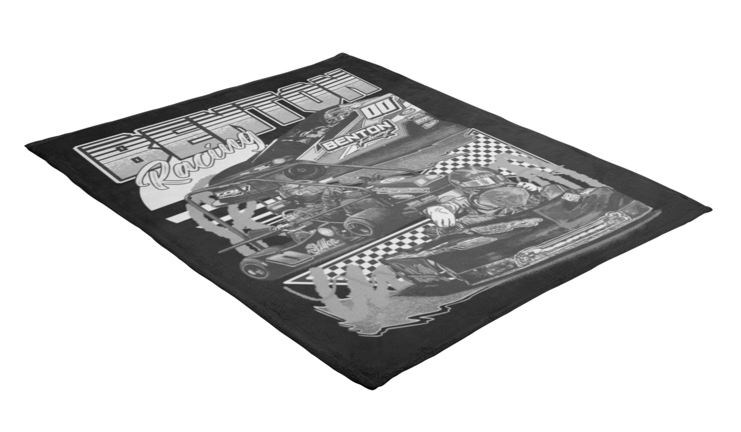 Greyscale Benton Racing Blanket