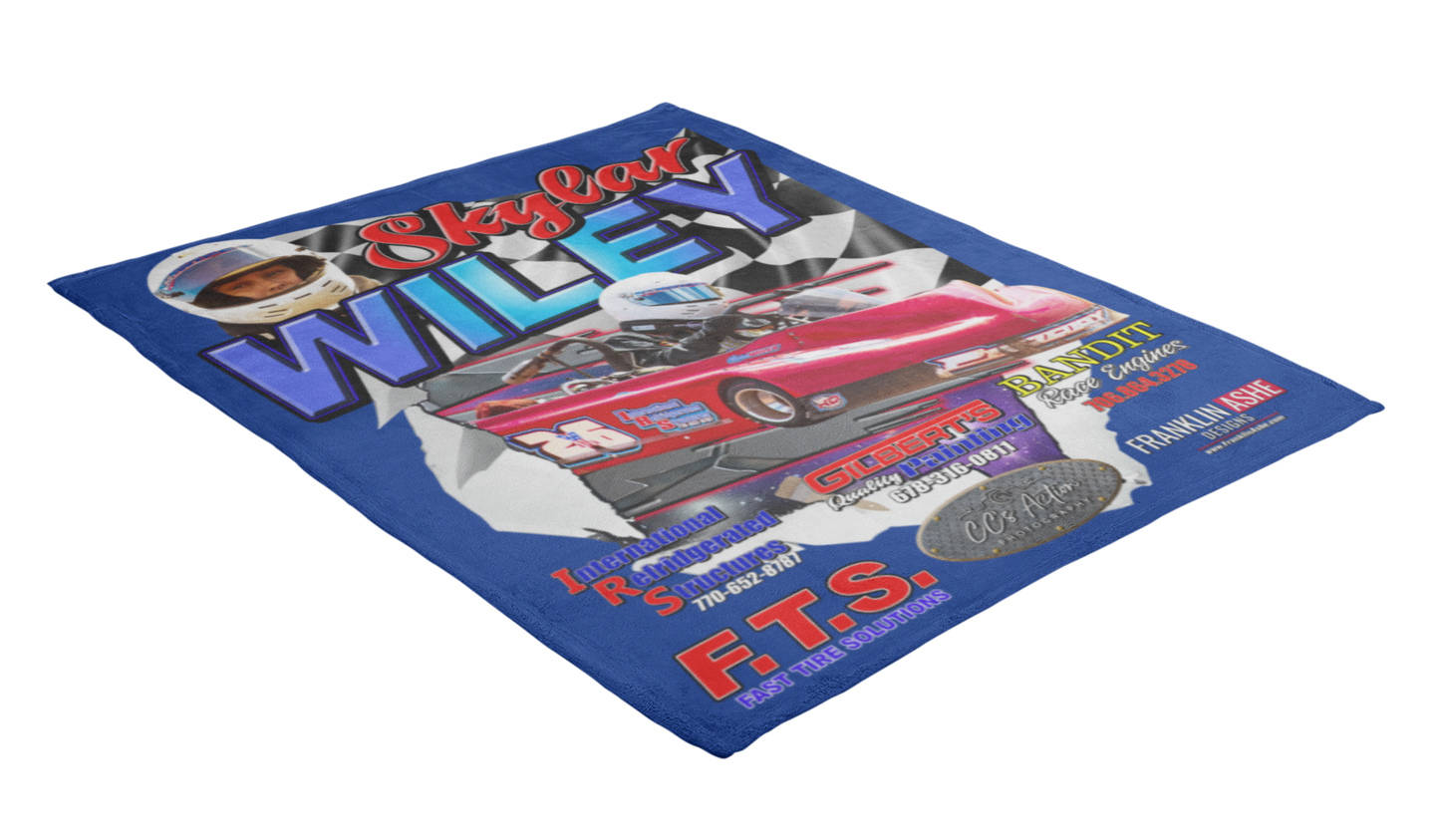 Skylar Wiley Karting Blanket