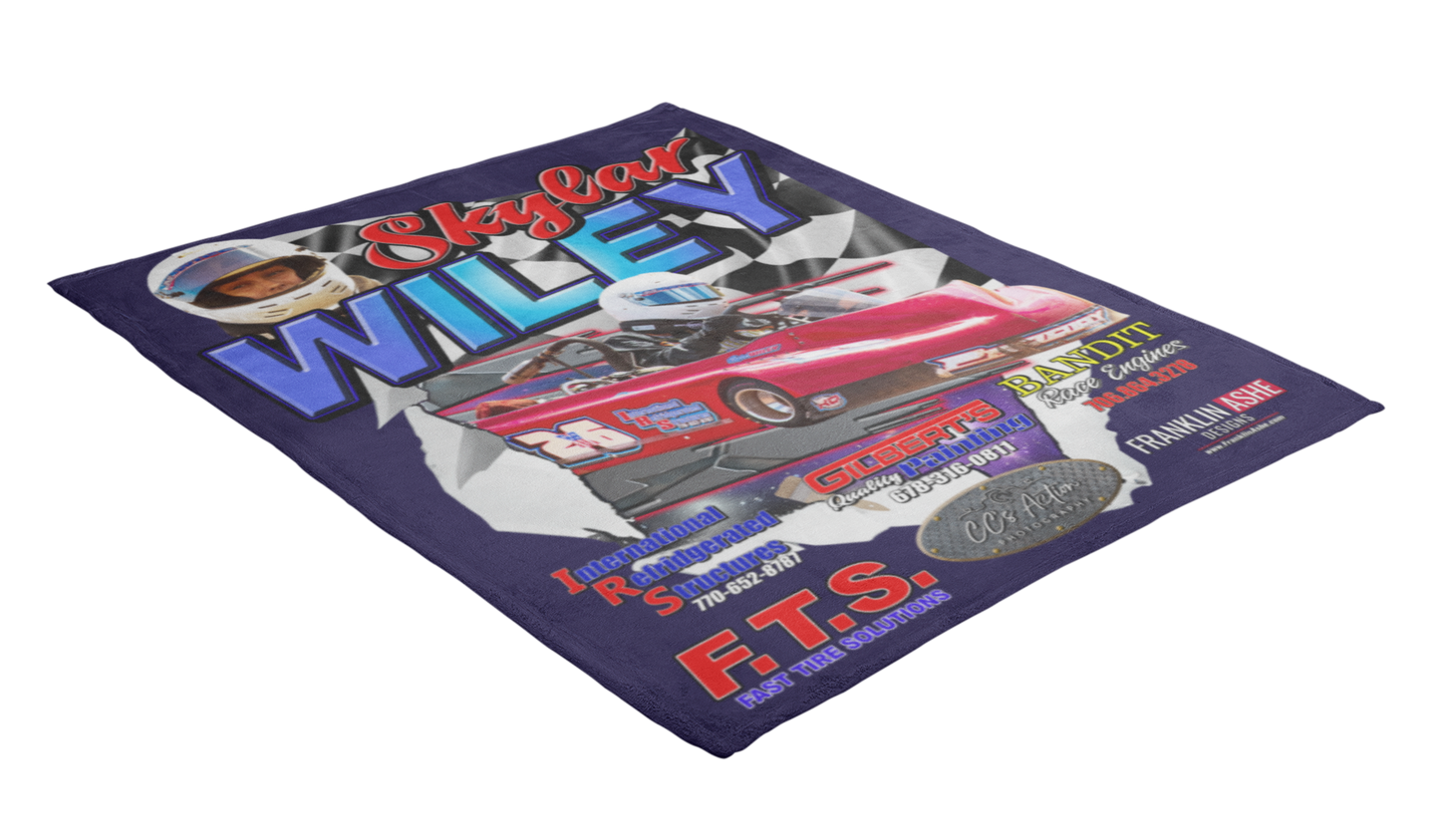 Skylar Wiley Karting Blanket