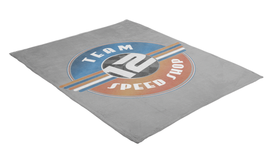 Team 12 Speed Shop Retro Blanket