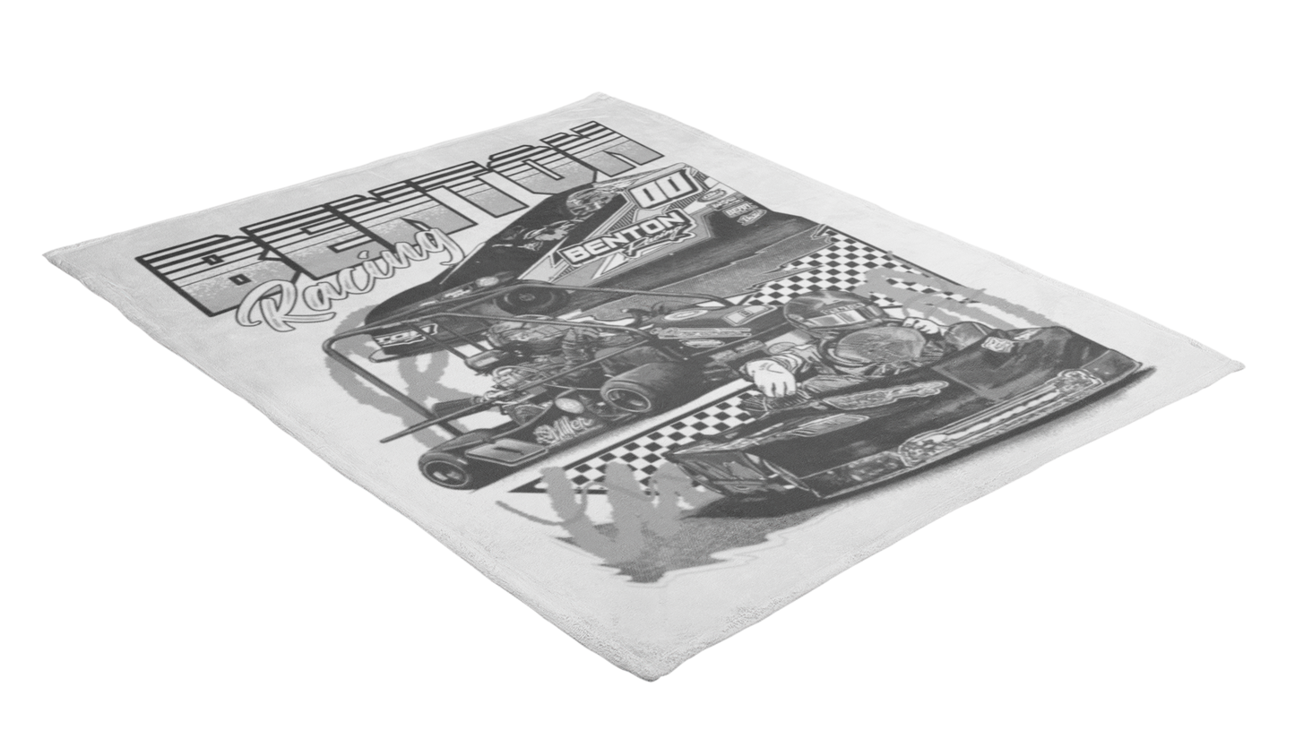 Greyscale Benton Racing Blanket