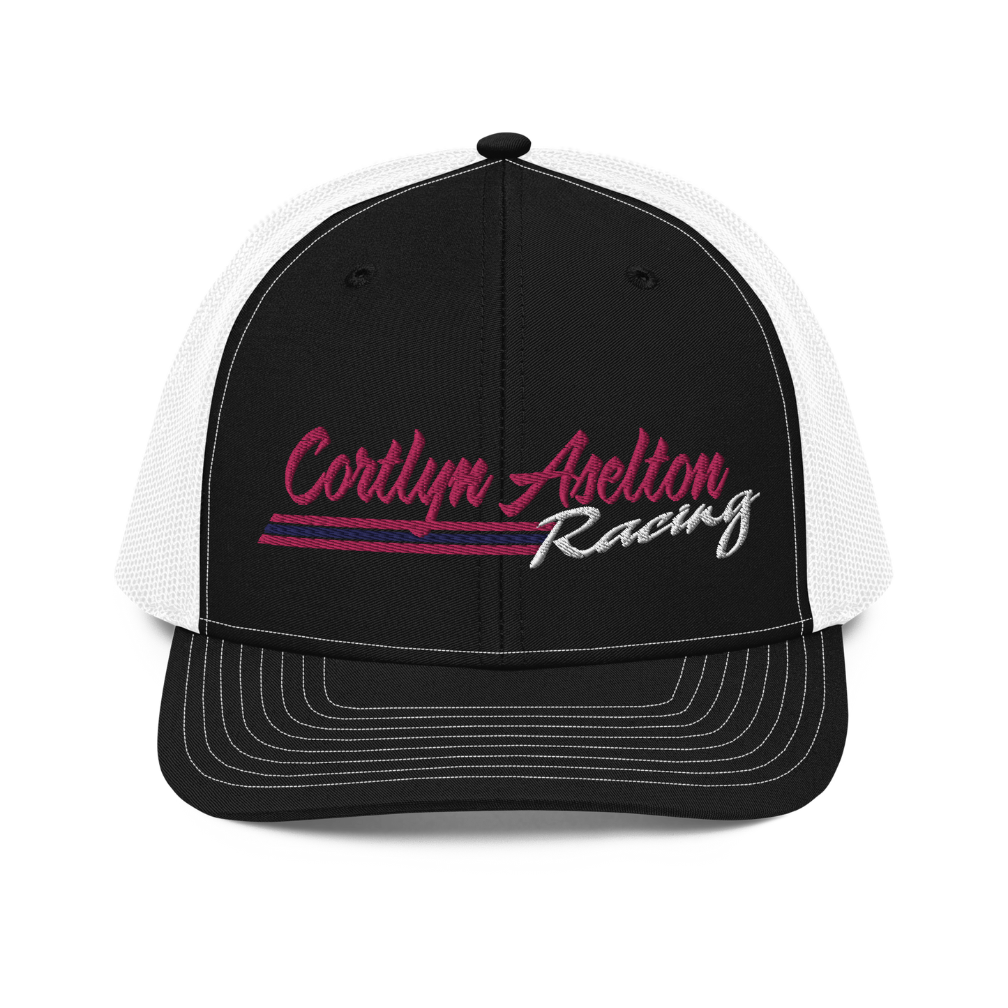 Cortlyn Aselton Racing Hat (Pink Name)