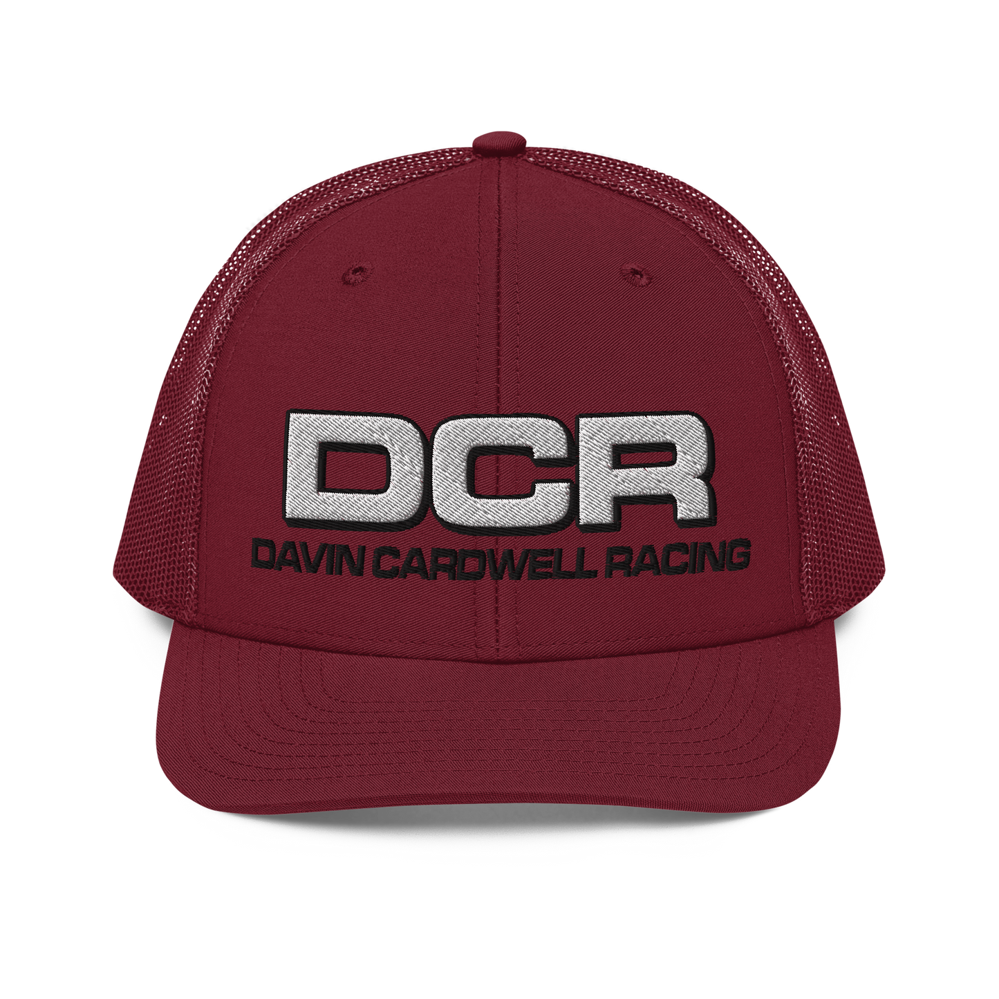 Davin Cardwell Racing Hat (Black Text)