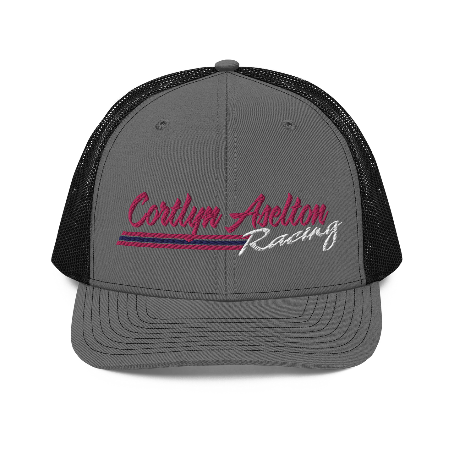 Cortlyn Aselton Racing Hat (Pink Name)