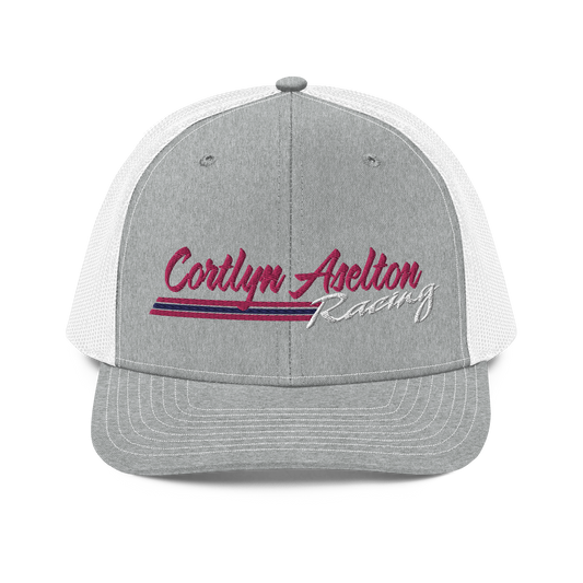 Cortlyn Aselton Racing Hat (Pink Name)