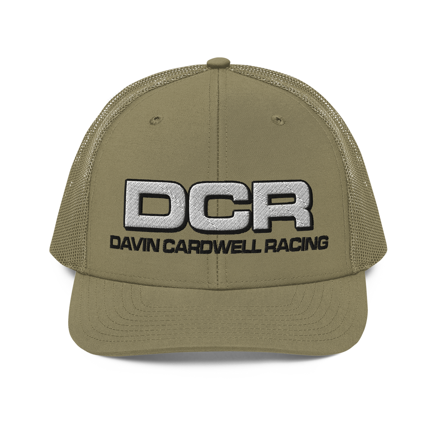 Davin Cardwell Racing Hat (Black Text)