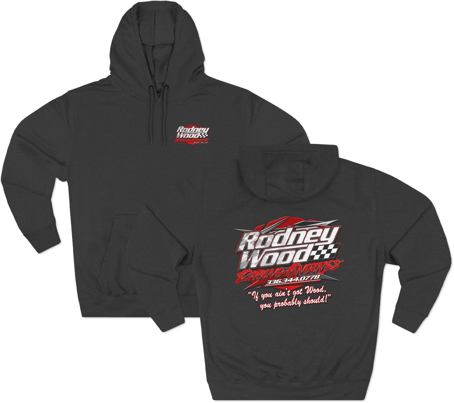 Rodney Wood Racing Engines Hoodie