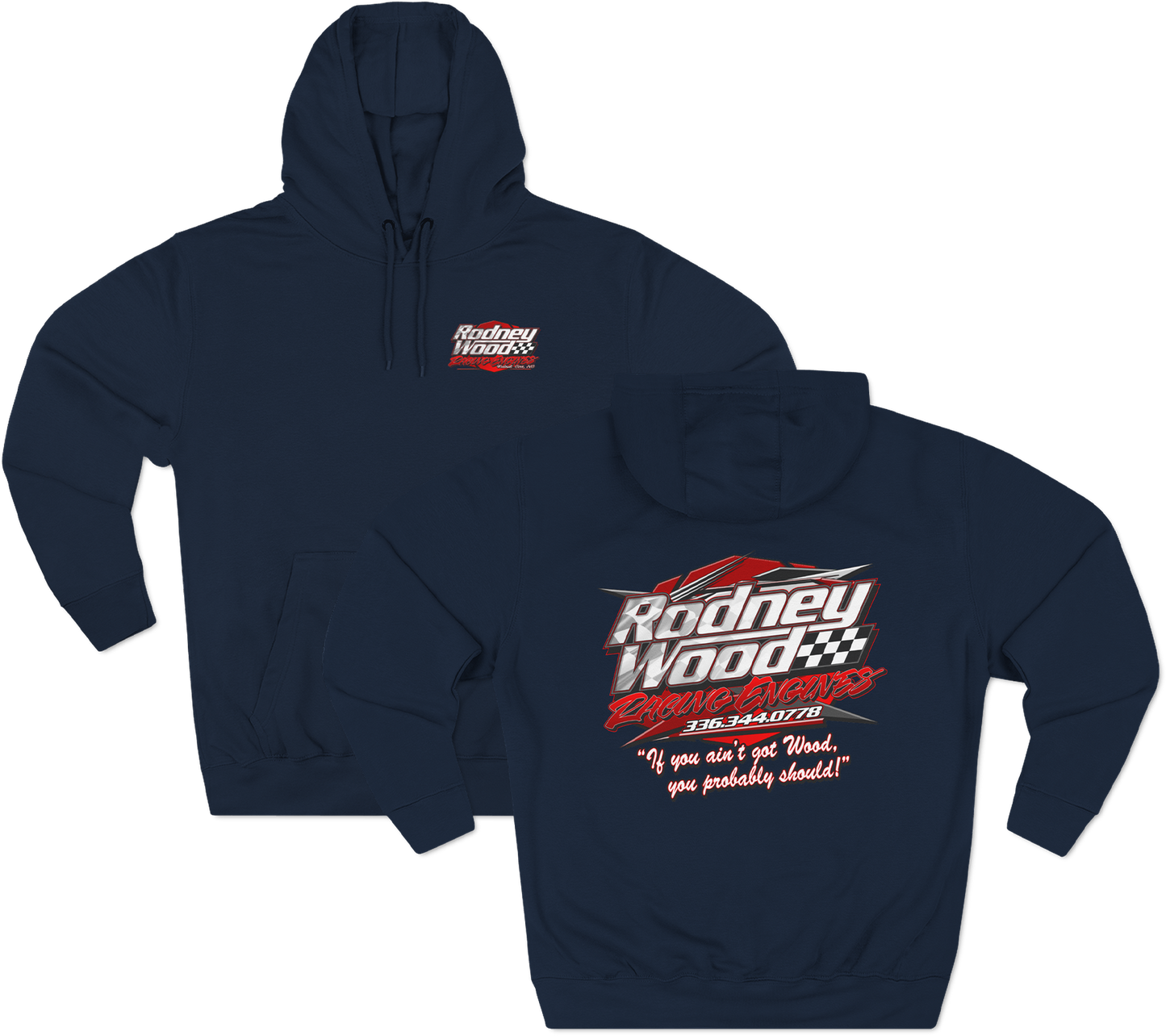 Rodney Wood Racing Engines Hoodie