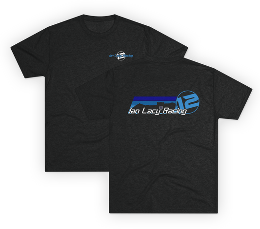 (Front and Back) Premium Ian Lacy Racing Silhouette Tee
