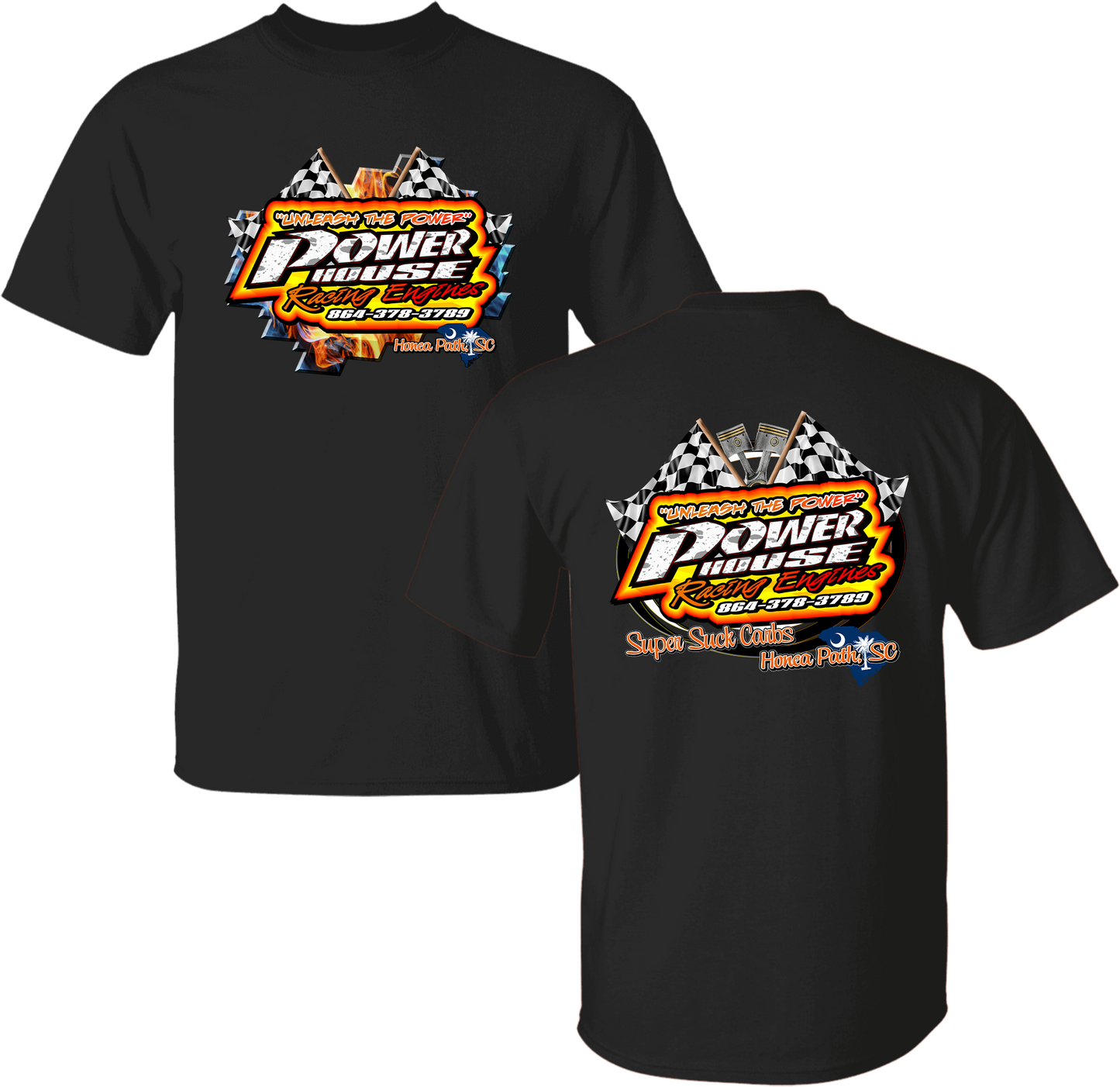 Unisex Powerhouse Racing Engines Tee