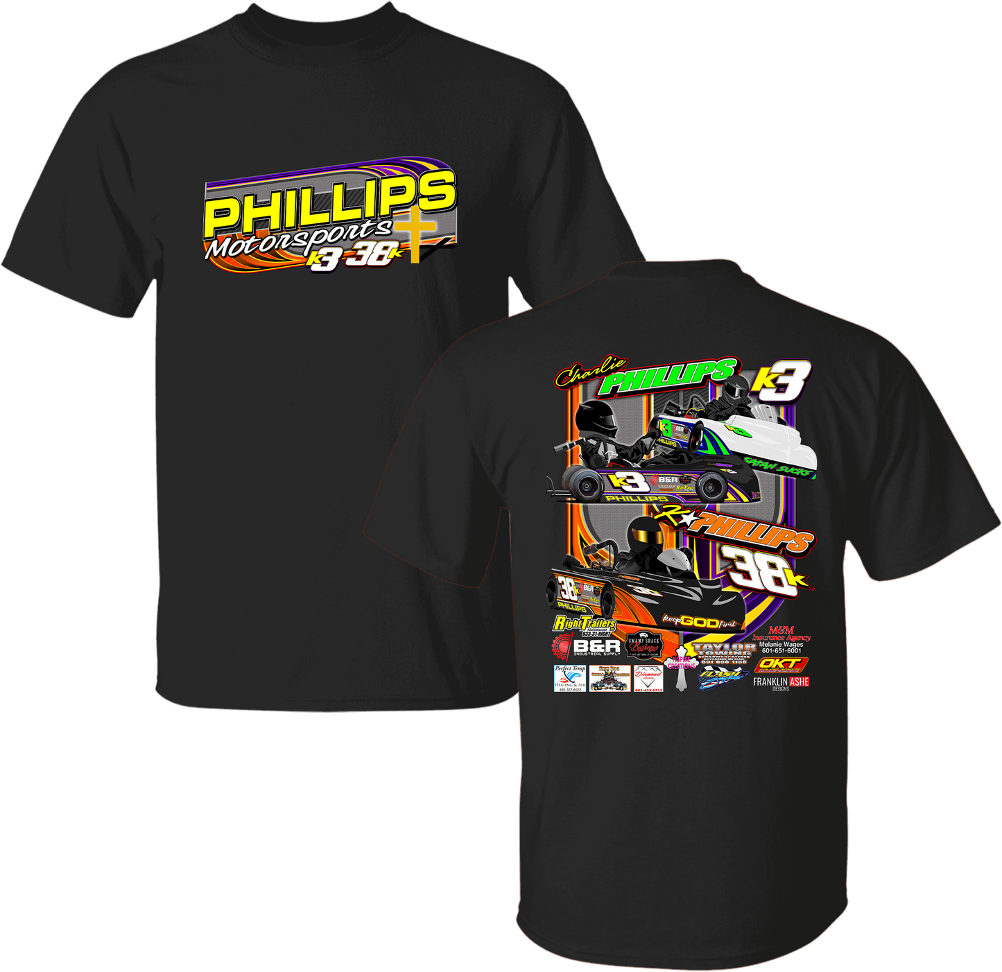 Youth Phillips Motorsports Tee