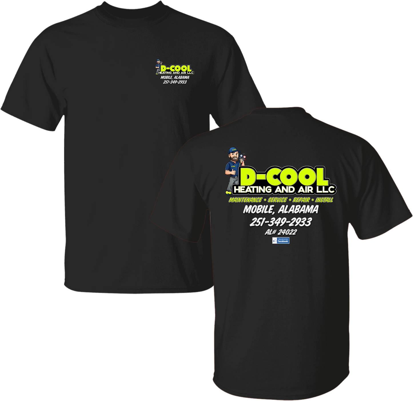 Unisex D-Cool Heating and Air Tee