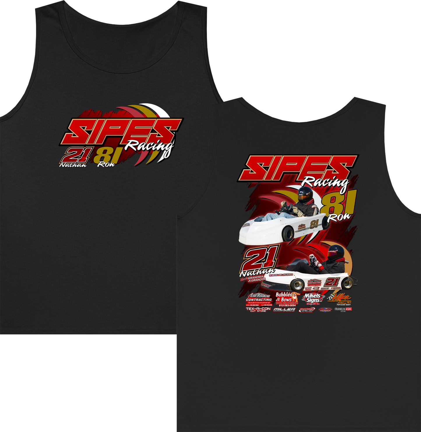 Sipes Racing Tank Top